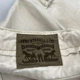Levis Cargo Shorts - 34W 10L Beige Cotton