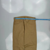 501 Levis Jeans - 31W 30L Beige Cotton