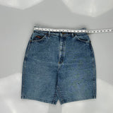 Lee Denim Shorts - 30W UK 12 Blue Denim
