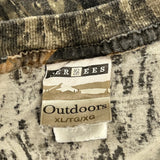 Jerzees Camo T-Shirt - XL Green Cotton