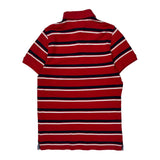 Tommy Hilfiger Slim Fit Polo Shirt - Small Red Cotton