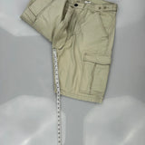 Levis Cargo Shorts - 36W 10L Beige Cotton