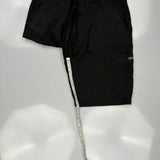 Wrangler Cargo Cargo Shorts - 38W 9L Black Cotton
