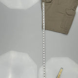 Wrangler Cargo Shorts - 33W 10L Khaki Cotton