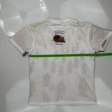 Harley Davidson Graphic T-Shirt - Medium White Cotton