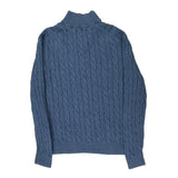 Polo By Ralph Lauren 1/4 Zip - XL Blue Cotton