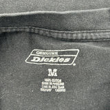 Dickies T-Shirt - Medium Black Cotton