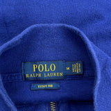 Polo By Ralph Lauren 1/4 Zip - Medium Blue Cotton