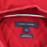 Tommy Hilfiger Polo Shirt - Large Red Cotton