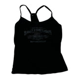 Motorcycles Harley Davidson Graphic Tank Top - Small Black Cotton