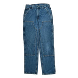 Carhartt Double Knee Carpenter Pants - 31W 32L Blue Denim