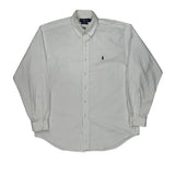 Blake Ralph Lauren Shirt - Large White Cotton