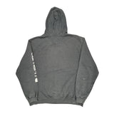 Carhartt Spellout Hoodie - 2XL Grey Cotton Blend