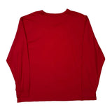 Vintage Polo By Ralph Lauren Long Sleeve T-Shirt - XL Red Cotton