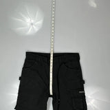 Unbranded Cargo Trousers - 38W 34L Black Cotton
