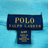 Age 4 Polo By Ralph Lauren Polo Shirt - Small Blue Cotton