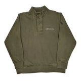 Nautica Collared Sweatshirt - XL Green Cotton