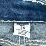 True Religion Denim Shorts - 27W UK 6 Blue Denim