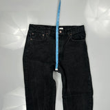 505 Levis Jeans - 34W 32L Black Cotton