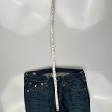 True Religion Contrast Stitch Jeans - 34W 30L Dark Wash Cotton