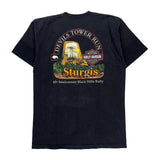 Sturgis Black Hills Rally Harley Davidson Graphic T-Shirt - Large Black Cotton