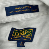 Chaps Ralph Lauren Shirt - Medium Gray Cotton