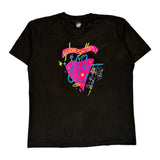 Yuba-Sutter Screen Stars Single Stitch T-Shirt - XL Black Cotton Blend