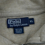 Polo By Ralph Lauren 1/4 Zip - XL Beige Cotton