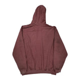 Carhartt Hoodie - XL Burgundy Cotton Blend