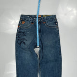 Hip Hop Akademiks Jeans - 32W 30L Blue Denim