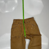 Dickies Carpenter Trousers - 28W 31L Brown Cotton