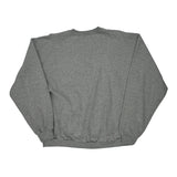 Vintage 90S Blank Jerzees Sweatshirt - XL Grey Polyester Blend