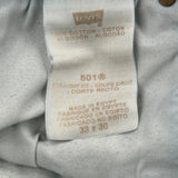 Levis Jeans - 33W 30L Blue Cotton