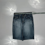 Unbranded Denim Shorts - 29W 11L Blue Cotton