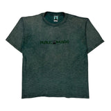 Public Image Single Stitch T-Shirt - Large Grey Cotton