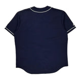 Indians Majestic Mlb Jersey - XL Navy Polyester