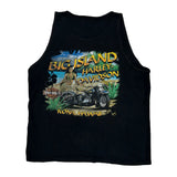 Kona, Hawaii Harley Davidson Graphic Vest - XL Black Cotton