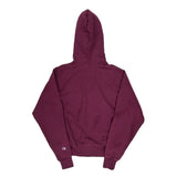 Reverse Weave Champion Hoodie - Small Purple Cotton