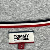 Tommy Jeans T-Shirt - Small Grey Cotton