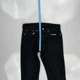 Levis 512 Jeans - 32W 30L Black Cotton