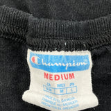 Champion T-Shirt - Medium Black Cotton