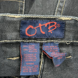 Otb Denim Shorts - 36W 10L Black Cotton