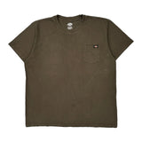 Dickies T-Shirt - 2XL Brown Cotton