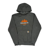 Carhartt Graphic Hoodie - Medium Gray Cotton Blend