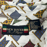 New River Patterned Shirt - Large Multicoloured Cotton