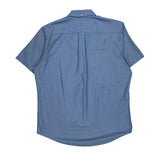 Tommy Hilfiger Short Sleeve Shirt - Large Blue Cotton
