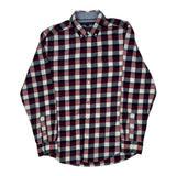 Tommy Hilfiger Checked Shirt - Medium Blue Cotton