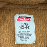 Dickies Hoodie - Large Brown Polyester