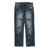 Kosmo Lupo Hip Hop Jeans - 32W 32L Blue Cotton