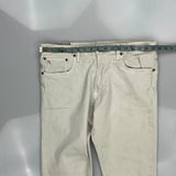 Polo By Ralph Lauren Jeans - 34W 32L White Cotton